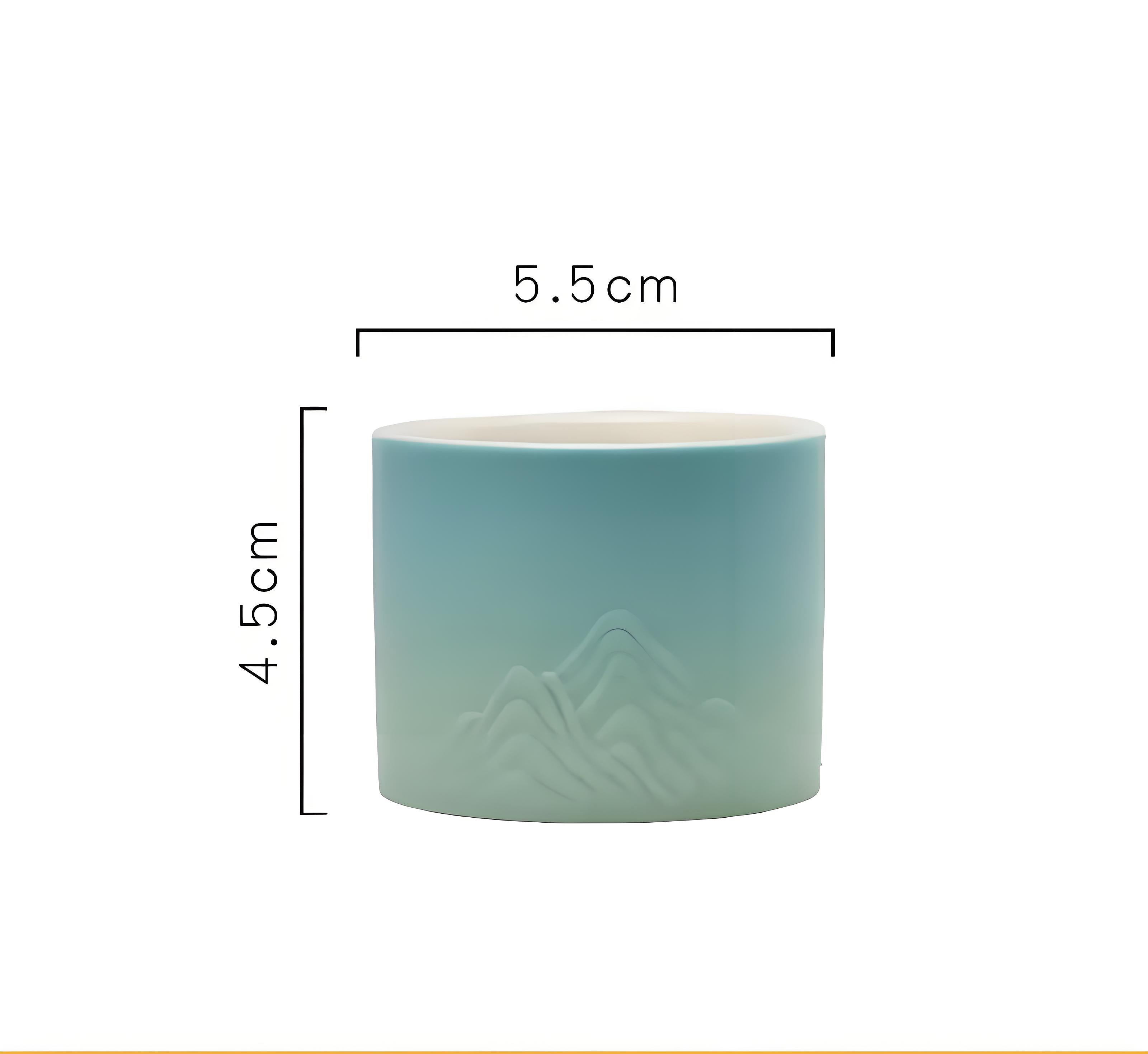 Vela aromática de porcelana